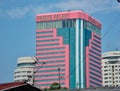 BANGKOK THAILAND-08 APRIL 2019:Prince Palace Hotel building is located in Bobae district in Bangkok