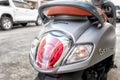 BANGKOK, THAILAND - APRIL 03, 2019: Rear End of a Brand New 2019 Honda Scoopy i Club 12 Motor Scooter Royalty Free Stock Photo