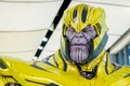 A setting of Thanos Portrait action figure from Avengers Marvel comic