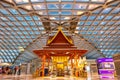 A small Thai pavilion at Suvarnabhumi Airport in thailand