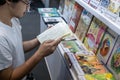 Bangkok, Thailand - April 6, 2019 : Unidentified people attend books at Bangkok International Book Fair at Queen Sirikit National Royalty Free Stock Photo