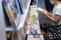 Bangkok, Thailand - April 6, 2019 : Unidentified people attend books at Bangkok International Book Fair at Queen Sirikit National Royalty Free Stock Photo