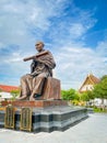 Big statue of Somdej Toh monk at the Rakang Kositaram temple
