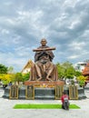 Big statue of Somdej Toh monk at the Rakang Kositaram temple