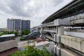 Inside ot Tha phra station of New MRT electrictrain station in Thailand Royalty Free Stock Photo