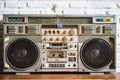 BANGKOK - THAILAND, Augsust 13 2018 : vintage stereo radio and