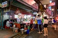 Bangkok, Thailand - August 22, 2020 : Bangkok chinatown night street food is famous and popular destinations