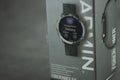 Bangkok, Thailand - August 13, 2020 : Box of Smart watch brand of Garmin Forerunner 645