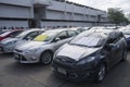 Bangkok, Thailand : August 31, 2016 - ford's car user in thailand get a flash mob at Nang Leang Racecourse