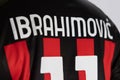 Ibrahimovic Name on AC Milan New Football Kit