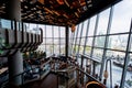 BANGKOK, THAILAND - 07 August, 2023: Interior view of Starbucks Cafe at Iconsiam