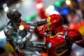 Ironman or Iron man with ultron, Marvel super heroes stand for promote movie at Bangkok, Thailand. Royalty Free Stock Photo