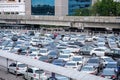 Parking area for passengers at BTS Sky train Mochit Station