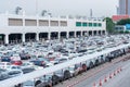 Parking area for passengers at BTS Sky train Mochit Station