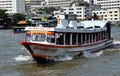 Bangkok, Thailand: Chao Praya River Ferry Boat Royalty Free Stock Photo