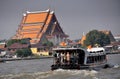 Bangkok, Thailand: Chao Praya River Ferry Boat Royalty Free Stock Photo