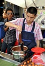 Bangkok, Thailand: Chatuchak Market Food Seller
