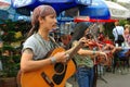 Bangkok, Thailand: Chatuchak Market Musicians