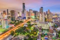 Bangkok, Thailand city skyline at dusk