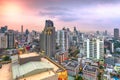 Bangkok, Thailand city skyline at dusk