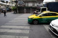 Cross road traffic in thailand, More of pollution & rush hour