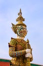 Statue of Thotsakhirithon, giant demon, Wat Phra Kaew Palace, Bangkok