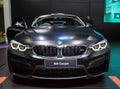 BMW M4 MPower Matte Black Royalty Free Stock Photo