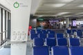 Bangkok, Thailand - December 10, 2018 : free battery charging station in the airport terminal for traveler