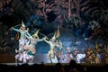 Khon is dance drama of Thai classical masked, this performance is Ramayana epuc, act Vishnu