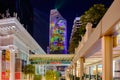 The Magnolias Ratchadamri Boulevard Building with 3D Projection Mapping the center area around Ratchadamri road in Bangkok, Thaila