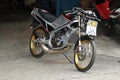 Bangkok, Thailand - 27 December 2020: Motorcycles Yamaha TZR 150 CC two-stroke, modification.
