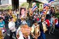 BANGKOK,Thailand - December 9,2013 : A protester joins an anti-government.