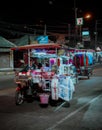 BANGKOK, THAILAND -  December 2019: Shop on the wheels Royalty Free Stock Photo