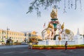 Three Elephants statues in Bangkok, Thailand