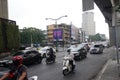 Raffic on Phaya Thai Road, Bangkok