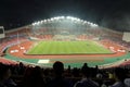 Bangkok , Thailand - December 8 ,2016 : Unidentified supporters in Rajamangala national football stadium of Thailand AFF SUKUKI Cu