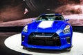 Bangkok, Thailand - Decemebr 3, 2019 : 50th anniversary of Nissan GT R super sport car display on the Bangkok Motor Expo 2019 in