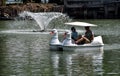 Bangkok, Thailand: Duck Boat in Lumphini Park