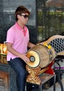 Bangkok, Thailand: Erawan Shrine Drummer