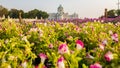 Bangkok, Thailand - Feb 6, 2018: The Ananta Samakhom Throne Hall, a large impressive building in Dusit district in Bangkok, was