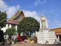 Classical Thai architecture of Wat Pho public temple, Bangkok Royalty Free Stock Photo