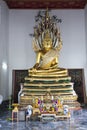Phra Buddha Chinnasri Muninat in Wat Pho, Bangkok Royalty Free Stock Photo