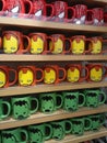 BANGKOK, THAILAND - Feb,10 2020: Cute superhero cups/products of the Marvel universe on orderly store shelves in
