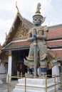 Giant Demon guardian statue located in Grand Palace ,Bangkok