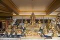 Golded Buddha Statue Inside Wat Saket Temple