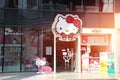 Sanrio Hello Kitty coffee and bakery shop at Siam square shopping center.