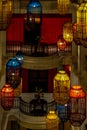 Traditional Chinese Bamboo Hanging Lanterns Handmade Birdcage & Light bulb