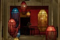 Traditional Chinese Bamboo Hanging Lanterns Handmade Birdcage & Light bulb