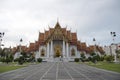 View of The Marble Temple or Wat Benchamabophit Dusitvanaram in Bangkok