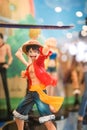 Monkey D. Luffy from famous Japanese manga and later made into animation One Piece. Royalty Free Stock Photo